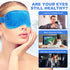 2Pack Cold Cooling Eye Mask, Reusable Gel Eye Mask Hot/Cold Therapy Gel Bead Eye Mask with Plush Backing for Headache/Puffiness/Migraine/Stress Re...