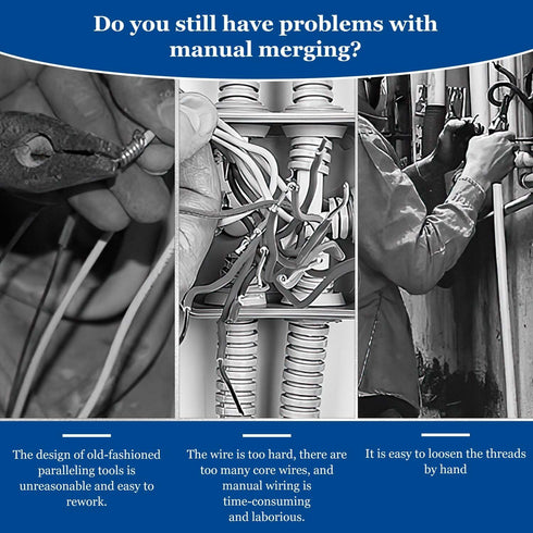 Wire Twisting Tool for Drill, 2024 New Wire Twisting Tool Wire Twister Wire Connector, Wire Stripping and Twisting Tool for Drill, Cable Quick Str...