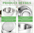 4 Pack Stainless Steel Dog Bowls, 8 Inch Basic Metal Dog Bowls Food and Water Dish for Small Large Dogs, Puppy...