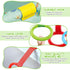 4pcs Plastic Baby Crib Pull Rings Kids Walking Exercises Assistant Stand Up Rings playpen Pull Ring Baby Cot Hanging Rings for Infant Baby Toddler...