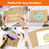 50pcs packed Kraft Envelopes,A4Envelopes, printable invitation envelopes,4x6 envelopes, suitable for weddings, invitations, photos, postcards, gre...