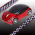 PCTC Cool Sport Car Shape USB Wired Optical Mouse for Laptop or Office Desktop,Ergonomic,1000DPI 2 Headlights 3 Buttons Office Home School Gift (R...