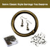 600Pcs/Pack Hypoallergenic Earring Hooks Kit Earring Hooks Open Jump Rings Earring Back Connects for DIY Jewelry Making Supplies Accessories (Bron...