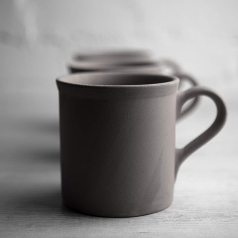 City to Cottage Handmade Black and White Polka Dot Ceramic Extra Large 17.5oz/500ml | Hot Chocolate, Coffee, Tea Mug, Cup with Handle Unique Potte...