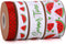 Watermelon Satin Craft Ribbon 40 Yards Red Green Black Fruit Printed Themed Decorative Ribbons for Gift Wrapping DIY Bows Bridal Shower Birthday S...