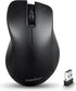 Perixx PERIMICE-621B Wireless Mouse - Silent Click with Ergo Design - Compatible for Desktop and Laptop PC - Wireless 2.4 GHz - Black...