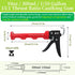 Drip-Free Caulking Gun Ratchet Rod Caulk Gun Applicator 15:1 Thrust Ratio Labor-Saving Lightweight Nylon Frame Cartridge Gun for 10oz/300ml Standa...