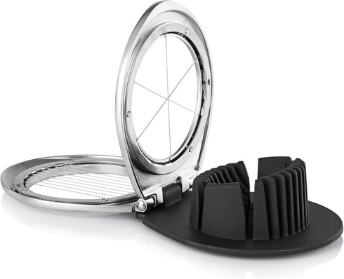 New Star Foodservice 42634 Heavy Duty Egg Slicer with 3 Slicing Styles (Hand Wash Only)...
