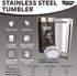 Healthy Human Stainless Steel Tumbler with Straw & Lid | Splash Proof Insulated Travel Cup | Eco-Friendly Coffee Tumblers | Water Cups with Straws...