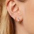 Stud Earrings for Women Dainty Gold Earrings,14k Gold Cartilage Earring Hypoallergenic Earring Set Small Hoop Earrings Gifts for Her...