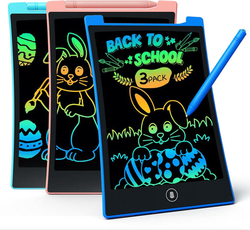 KOKODI Kids Toys 3 Pack LCD Writing Tablet, Colorful Toddler Drawing Pad Doodle Board Erasable, Educational Learning Toys Birthday Gifts for Boys ...