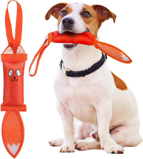 PetiFine Tug of War Dog Toy,Training Interactive Squeaky Dog Toys for Small Dogs,Tough Dog Toys for Aggressive Chewers - Puppy Toys to Keep Them B...