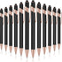 12 Pieces Ballpoint Pen with Stylus Tip, 1.0 mm Black Ink Metal Pen Stylus Pen for Touch Screens, 2 in 1 Stylus Ballpoint Pen (Black and Rose Gold...