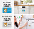 Cute Cartoon Animal Clean Dirty Dishwasher Magnet, Refrigerator Washing Machine Magnet Double Sided Kitchen Reversible Dish Washer Sign, Apartment...