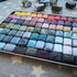100pcs Transparent Quarter Watercolor Pans, 1ml Clear Empty Paint Pans for DIY Watercolor Palette, Travel Sets, and Custom Paint Mixing...