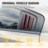 Side Blinds Car Exterior Trim Side Vents, Dodge Charger Accessories ABS Dodge Charger 2011-2023 2024 Red Line (2 Packs)......