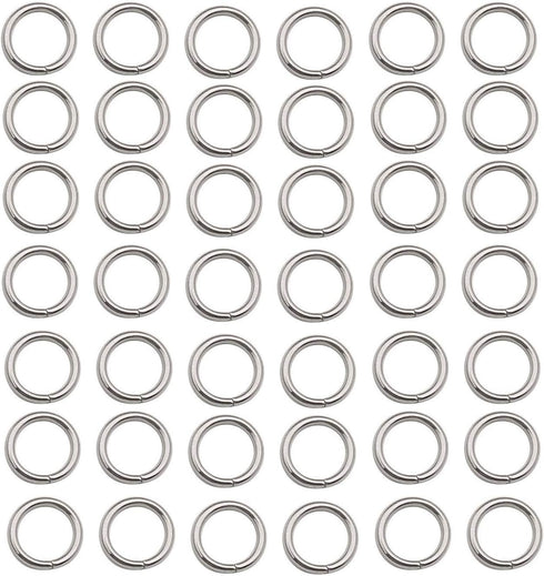 500 pcs Stainless Steel Split Rings Jump Rings Connector Rings for Jewelry Making Necklaces Bracelet Earrings Keychain DIY Craft (12609-8mm)...