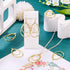PandaHall 10pcs Light Gold Open Back Bezel Charms Epoxy Resin Pressed Flower Blank Teardrop Frame Hollow Pendants for UV Resin Jewelry Making Chok...