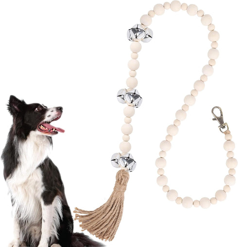 Dog Doorbells, Dog Doorbells for Potty Training, Adjustable Hanging Door Bell with 9 Bells Dog Bells to Go Outside for Small Medium Large Dogs (Na...