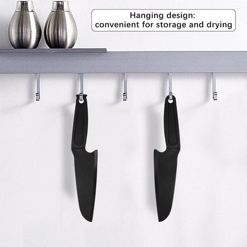 2 pcs Nylon knife plastic knife lightweight and safe, Chef Knives suitable for cutting fruits, vegetables, pizza, cakes?bread...