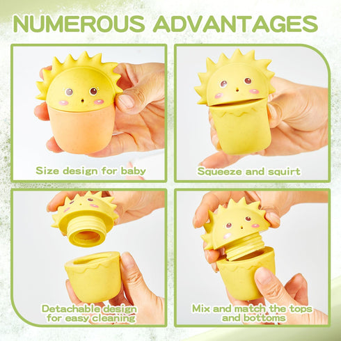 Bath Toys Animal with Bath Boats for Toddlers/ Infants 6 - 12- 18 Months,11 PCS Bath Toy for Babies Water Table Toys Toddler Birthday Gift for Pre...