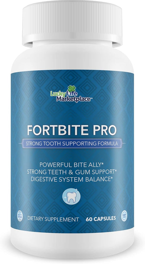 Fortbite Pro - Oral Health Probiotics - Support Healthy Teeth & Gums - Strong Tooth Supporting Formula - Promote Healthy Mouth Bacteria with Multi...