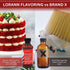Lorann Flavoring Extract with 4 oz Threaded Eye Dropper - Strawberry Flavor (4 oz) - Flavor-Packed Oils and Extracts - Quantity Guide Included - F...