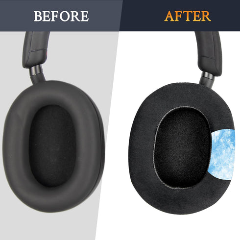 SOULWIT Cooling-Gel Replacement Earpads for Sony WH-1000XM5 (WH1000XM5) Noise Canceling Headphones, Ear Pads Cushions with High-Density Noise Isol...