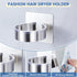 Hair Dryer Holder Wall Mounted, Blow Dryer Holder, Stainless Steel Hair Tool Organizer, Adhesive Hairdryer Holder for Bathroom Barber Shops, Hair ...