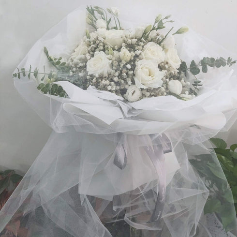 Crystal Organza Tulle Sheer Fabric Backdrop Curtains for Wedding Baby Shower Birthday Party Event Decor, 19” by 30 Yard (White)...