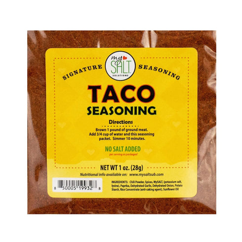 MySALT Taco Seasoning Mix, No Salt Added (3 Pack)...