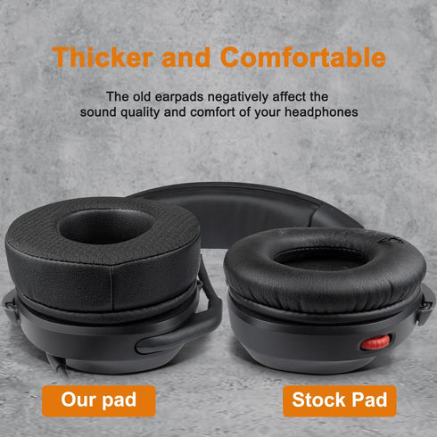 SOULWIT Replacement Earpads for HyperX Cloud 1/2/Pro/Core/Alpha/Alpha S/Flight/Stinger/Mix/CloudX/CloudX Chat, Ear Pads Cushions with Durable Mesh...