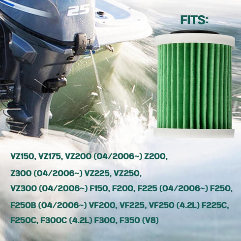 Xislet Primary Fuel Filter Element Compatible with Yamaha Outboard F150-250 4 Stroke Replaces 6P3-WS24A-01-00 6p3-24563-01-00 (2006 and Later)...