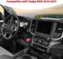 for RAM Gear Shift Knob Cover Trim Ring Aluminum Red for Dodge RAM 2018-2023 Red Interior Accessories, America Flag...
