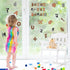 266 Pcs Animal Prints Letters Cutout Safari Classroom Decorations Letters Letter and Number Combo Pack Set for Kids Bulletin Board Display Home Sc...