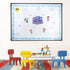 Bulletin Board Border 65.6ft Classroom Blackboard Decoration for School/Office/Party (Cloud)...