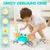 Crawling Crab Baby Toys, Tummy Time Toy Gifts 3 4 5 6 7 8 9 10 11 12 Babies, Automatic Obstacle Avoidance Toddler Interactive Toy with Music Sound...