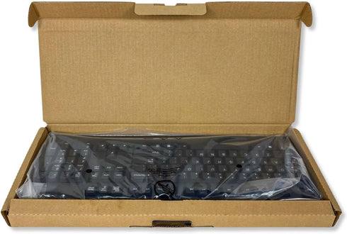 Ebid Dealz Replacement for Black Traditional QWERTY Standard USB Wired Keyboard Lenovo 1PSD50L80031 00XH688 SK-8827 KU-1619...