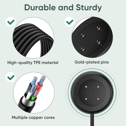 2-Pack Charging Cable for Google Pixel Watch 2 Replacement Charger (USB-A)...