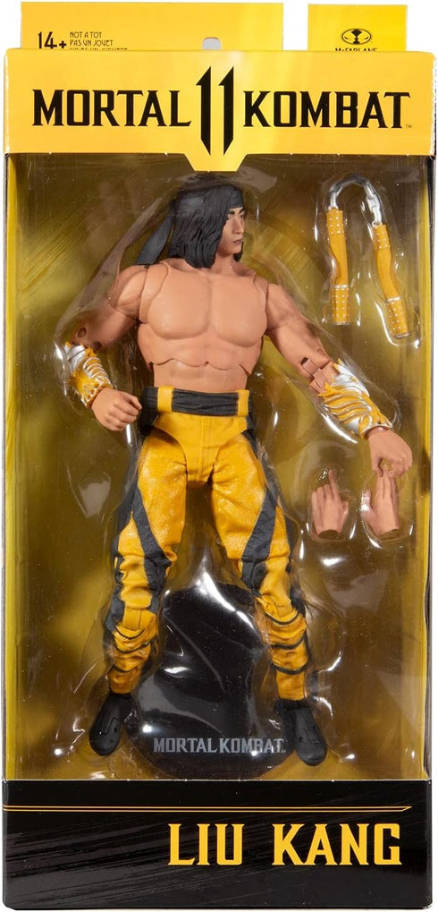 McFarlane Toys Mortal Kombat Liu Kang (Fighting Abbot) 7" Action Figure with Accessories...