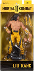 McFarlane Toys Mortal Kombat Liu Kang (Fighting Abbot) 7" Action Figure with Accessories...