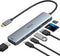 USB C Hub HDMI Adapter for MacBook Pro/Air, MOKiN 7 in 1 USB C Dongle with HDMI, SD/TF Card Reader, USB C Data Port,100W PD, and 2 USB 3.0 Compati...