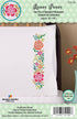 Design Works Crafts Rosey Posey Stamped for Embroidery Pillowcases, White, Queen......