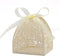 KPOSIYA Pack of 100 Laser Cut Rose Candy Boxes, Favor Boxes 2.5"x 2.5"x 3.1", Gift Boxes Bridal Shower Anniverary Birthday Party Wedding Favor (10...
