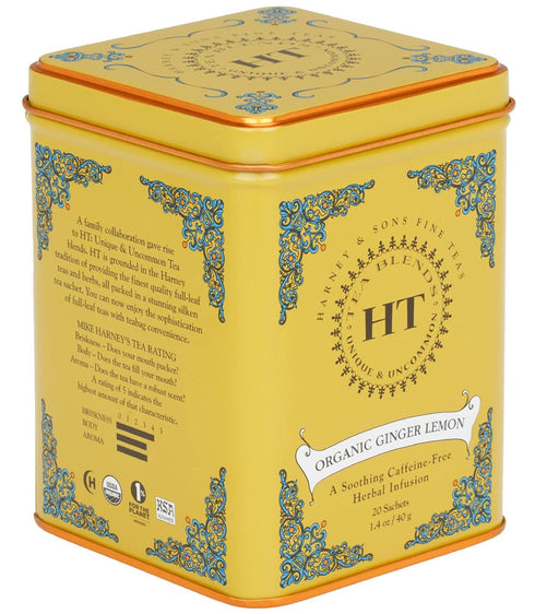 Harney & Sons Organic Ginger Lemon Tea, 20 Count...