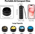 Pill Organizer Weekly - Metal Waterproof Travel Pill Box, 7 Day Large Aluminum Alloy Pill Container, Portable Pill Case for Vitamin, Medicine, Sup...