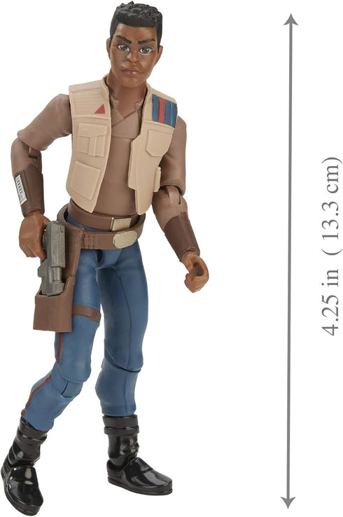 STAR WARS Galaxy of Adventures The Rise of Skywalker Finn 5"-Scale Action Figure Toy with Fun Blaster Action Movement...