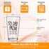 Fathers Day Dad Gifts from Daughter Son Wife,16 OZ Funny Beer Glass Gifts for Dad Men Husband Grandpa Step Dad Him,Bonus Dad Personalized Gifts fo...