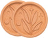 Goodful Brown Sugar Saver and Softener Disc with Elegant Leaf Design, Multiple Uses for Food Storage Containers, Reusable and Food Safe, Terracott...