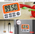 Digital Countdown Kitchen Timer - AIMILAR Count Up Down Magnetic Timer Clock with Loud Alarm Fast Setting for Cooking Baking Gym Students...